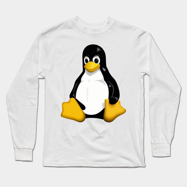 Linux logo Long Sleeve T-Shirt by miskel